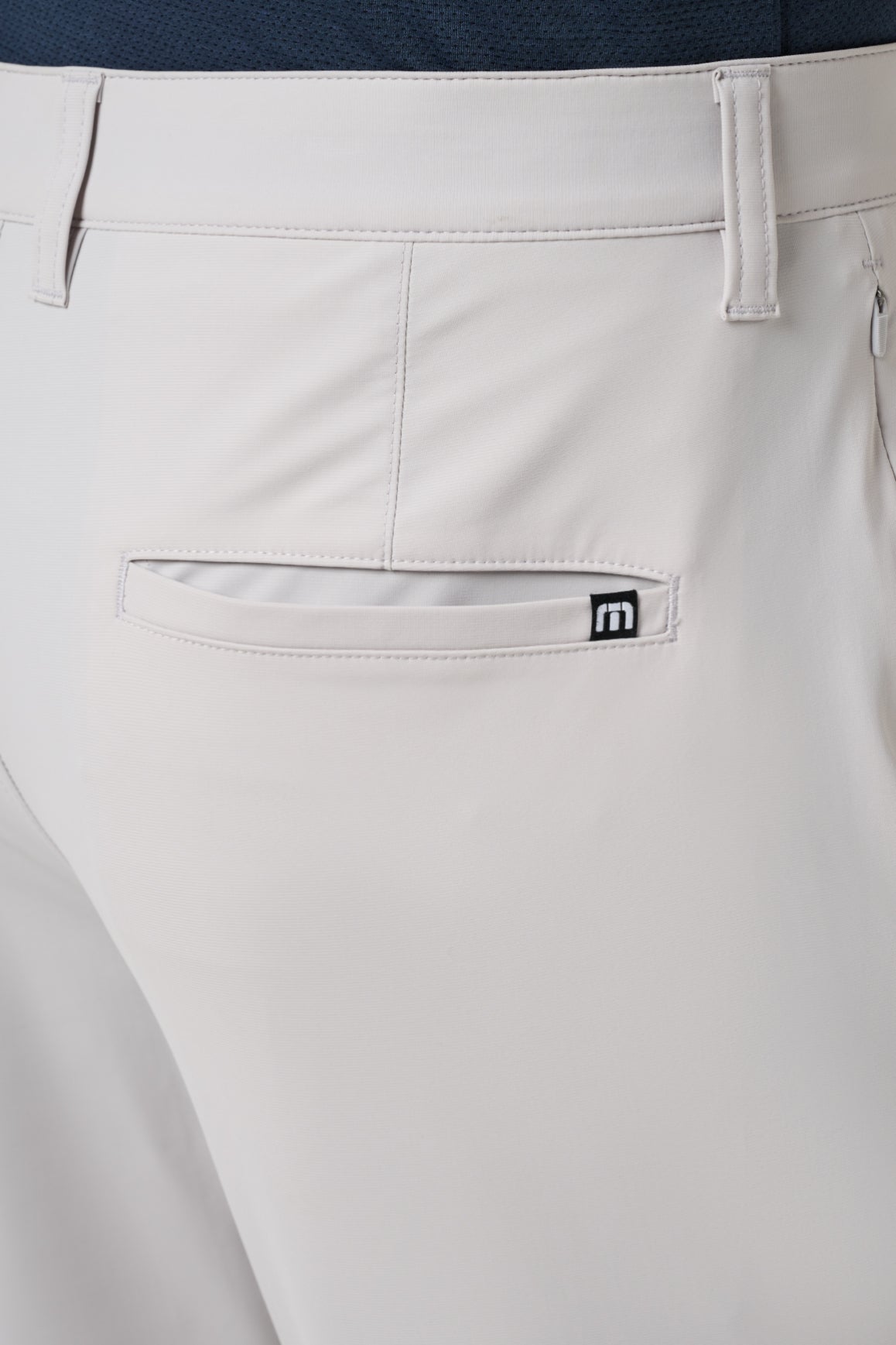 Travis Mathew Hero Hour Golf Pant in Micro Chip, fabric detail