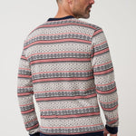 Winter Bliss Pullover in Antique White, back