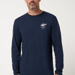 Winter Wonder Long Sleeve Tee in Total Eclipse, front