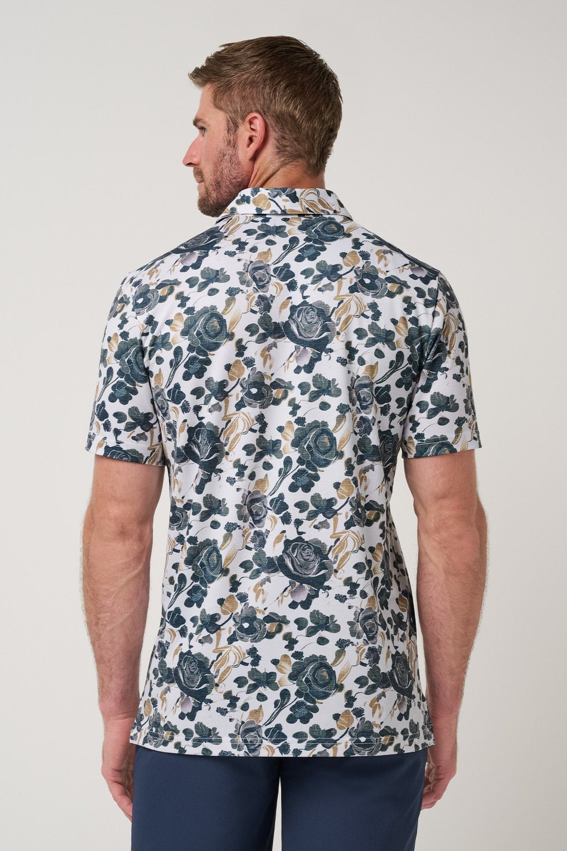 Featherweight Villa Polo in White, back view