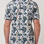 Travis Mathew Featherweight Villa Polo in White, back view