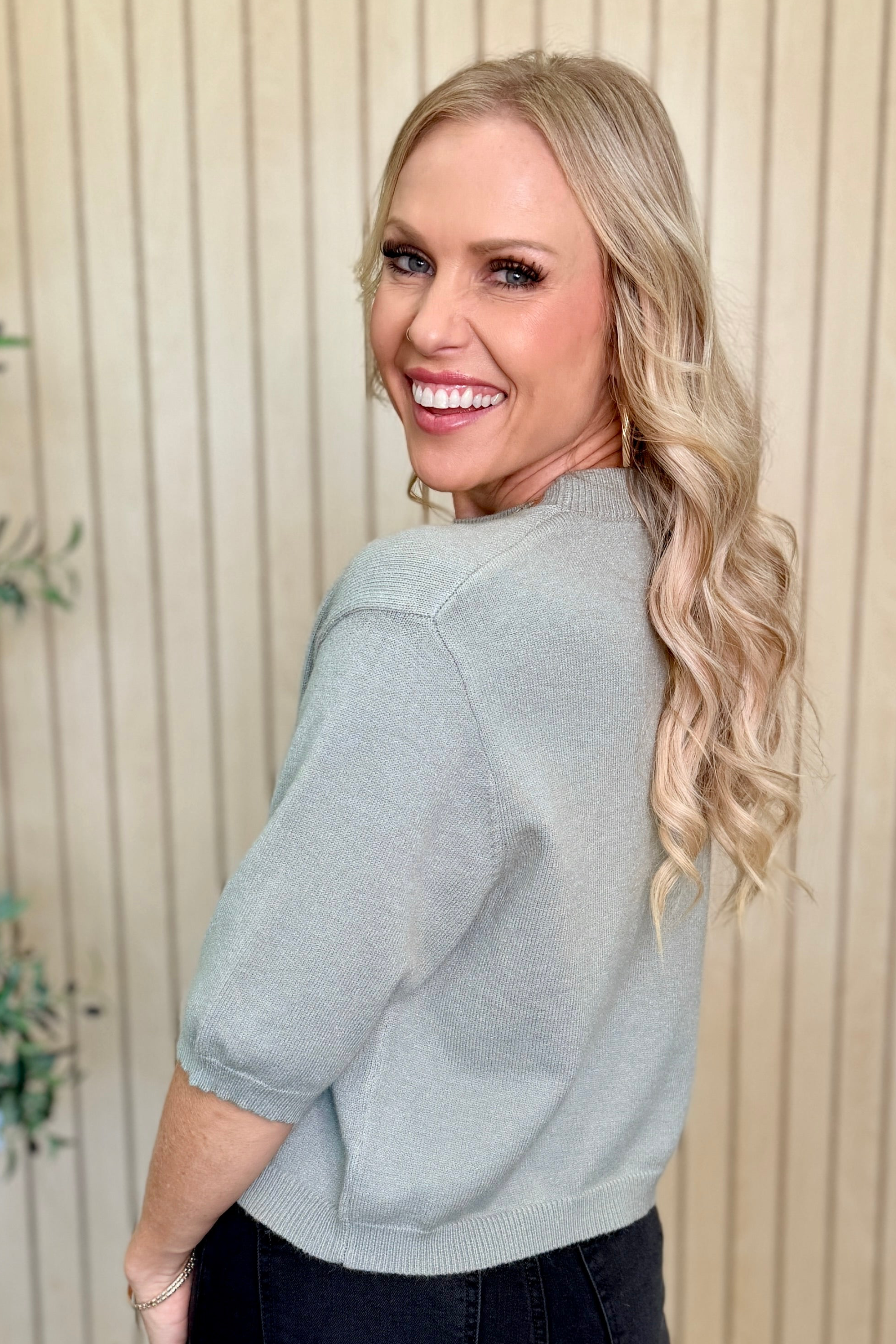 Clover Short Sleeve Sweater