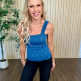Julie Lace Textured Square Top