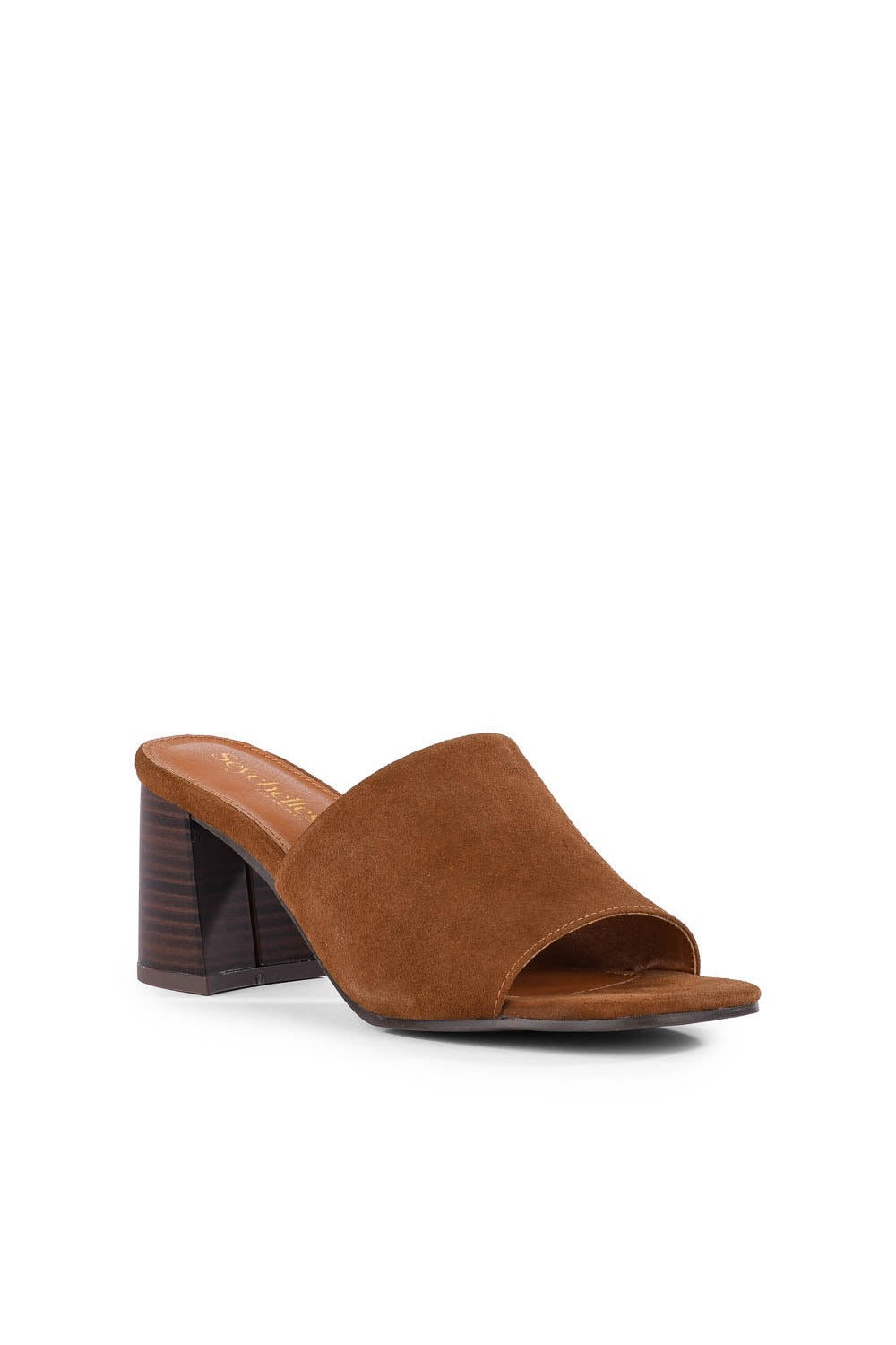 Seychelles Adapt Sandal in brown suede, front view
