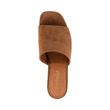 Seychelles Adapt Sandal in brown suede, top view