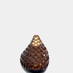 Shu Shop Alana Woven Lattice Flat in Brown