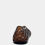 Shu Shop Alana Woven Lattice Flat in Brown