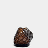 Shu Shop Alana Woven Lattice Flat in Brown