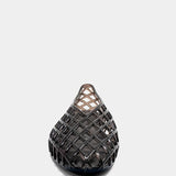 Shu Shop Alana Woven Lattice Flat in Charcoal