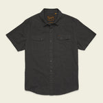 Howler Bros H Bar B Snapshirt in Eyelet Stripe Antique Black, front