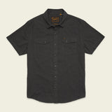 Howler Bros H Bar B Snapshirt in Eyelet Stripe Antique Black, front