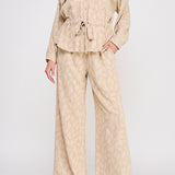 Maisey Jacquard Tie Waist Pant