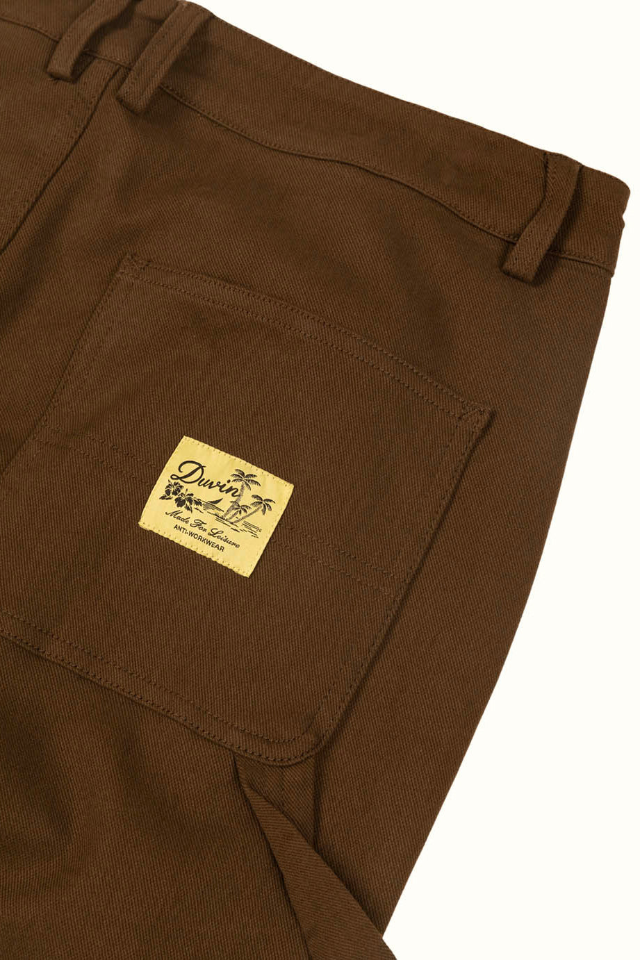 Chocolate Anti-Workwear Pant pocket detail