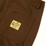 Chocolate Anti-Workwear Pant pocket detail
