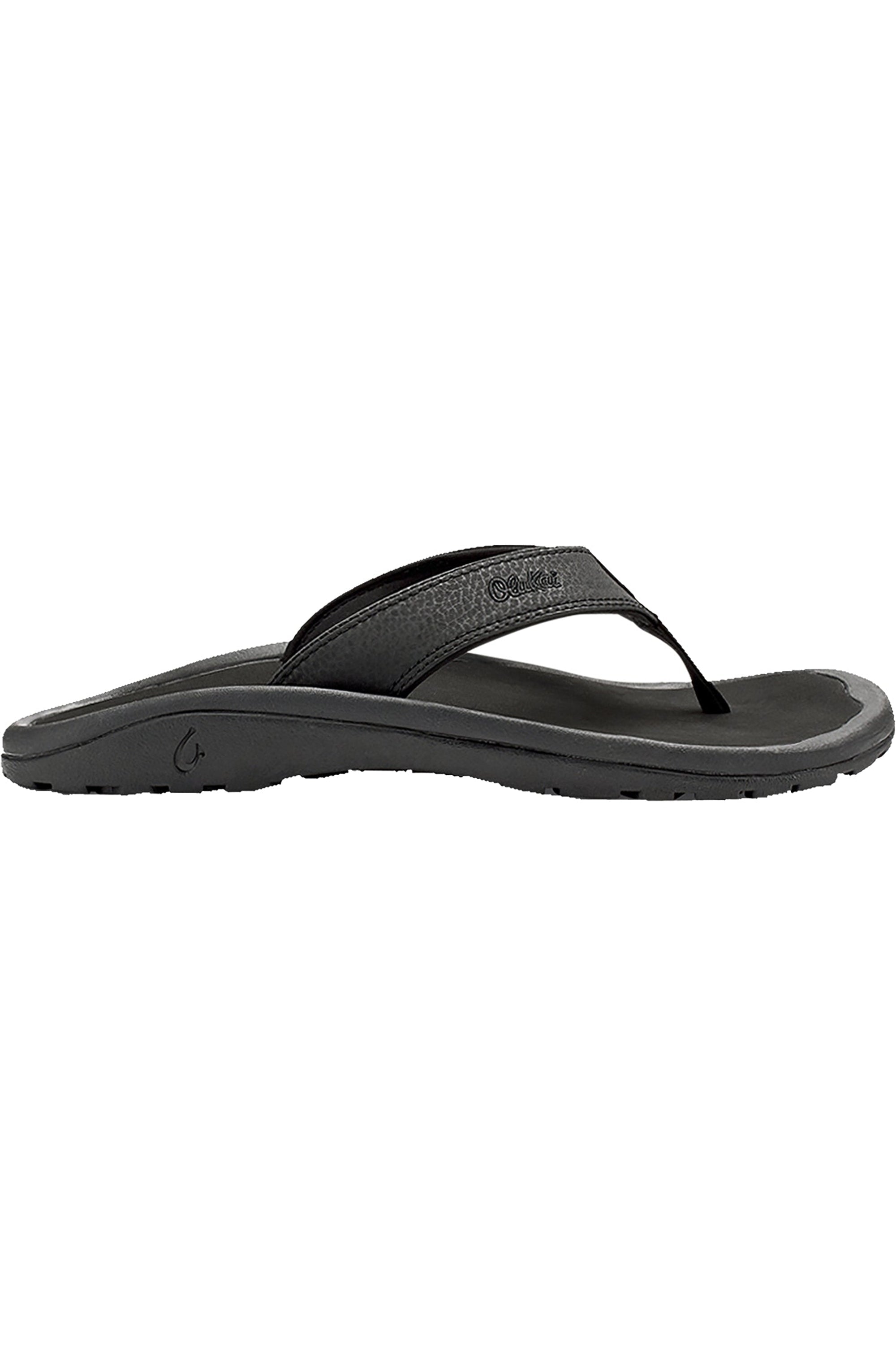 OluKai 'Ohana Men's Beach Sandal - Black / Black - hi-res 1