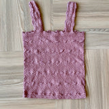 Julie Lace Textured Square Top