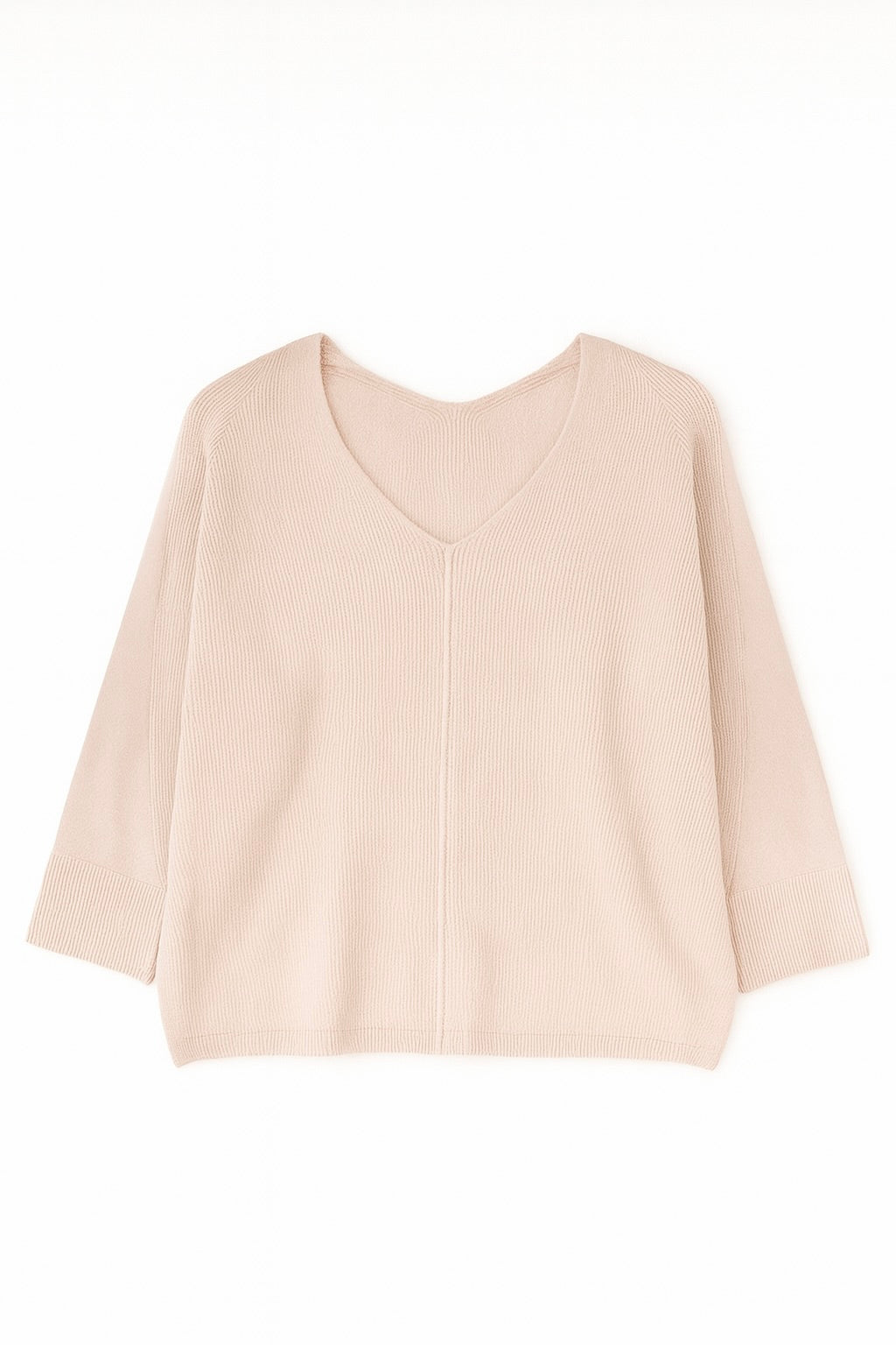 Beige blouse on a white background