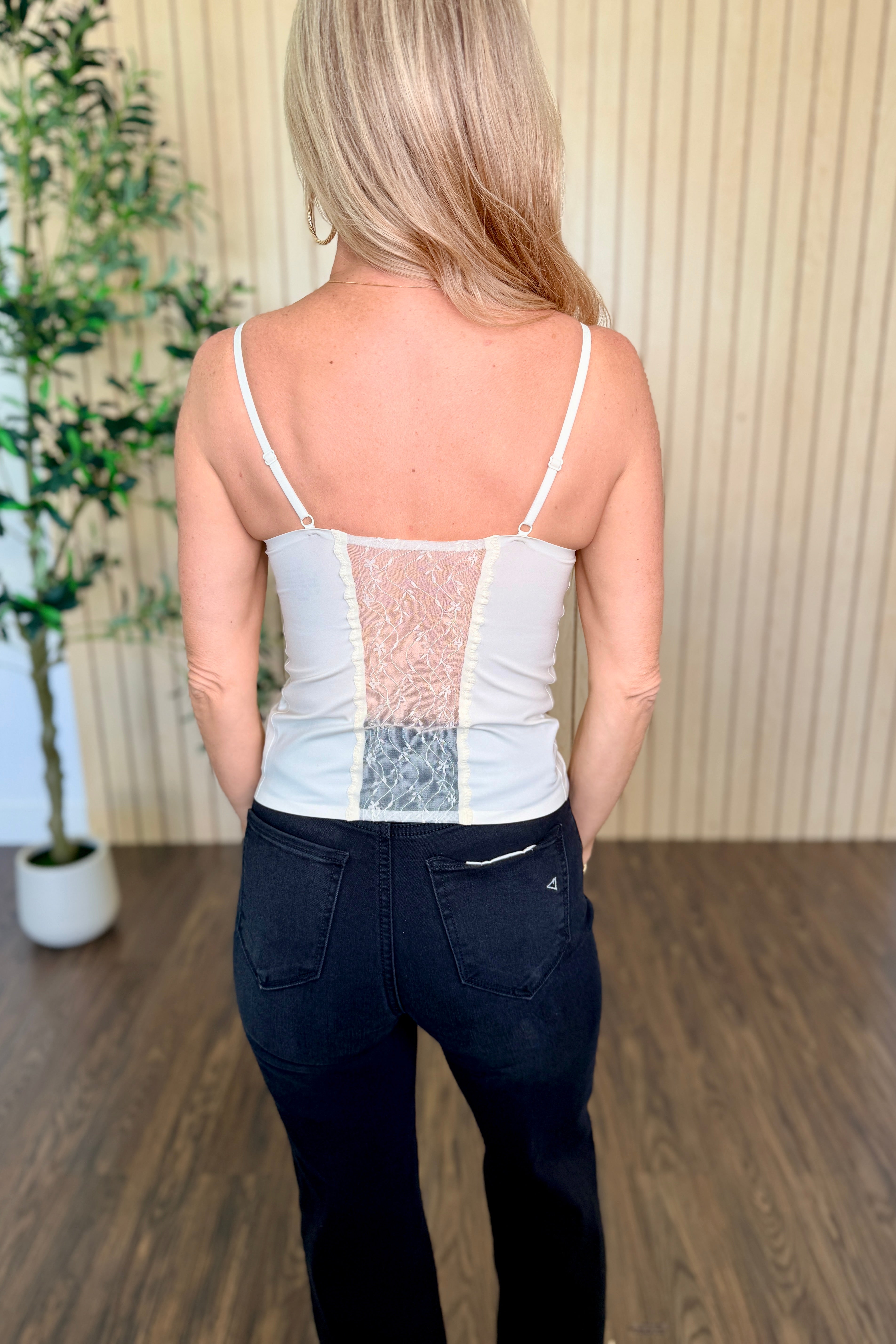Nora Back-Lace Cami Bralette