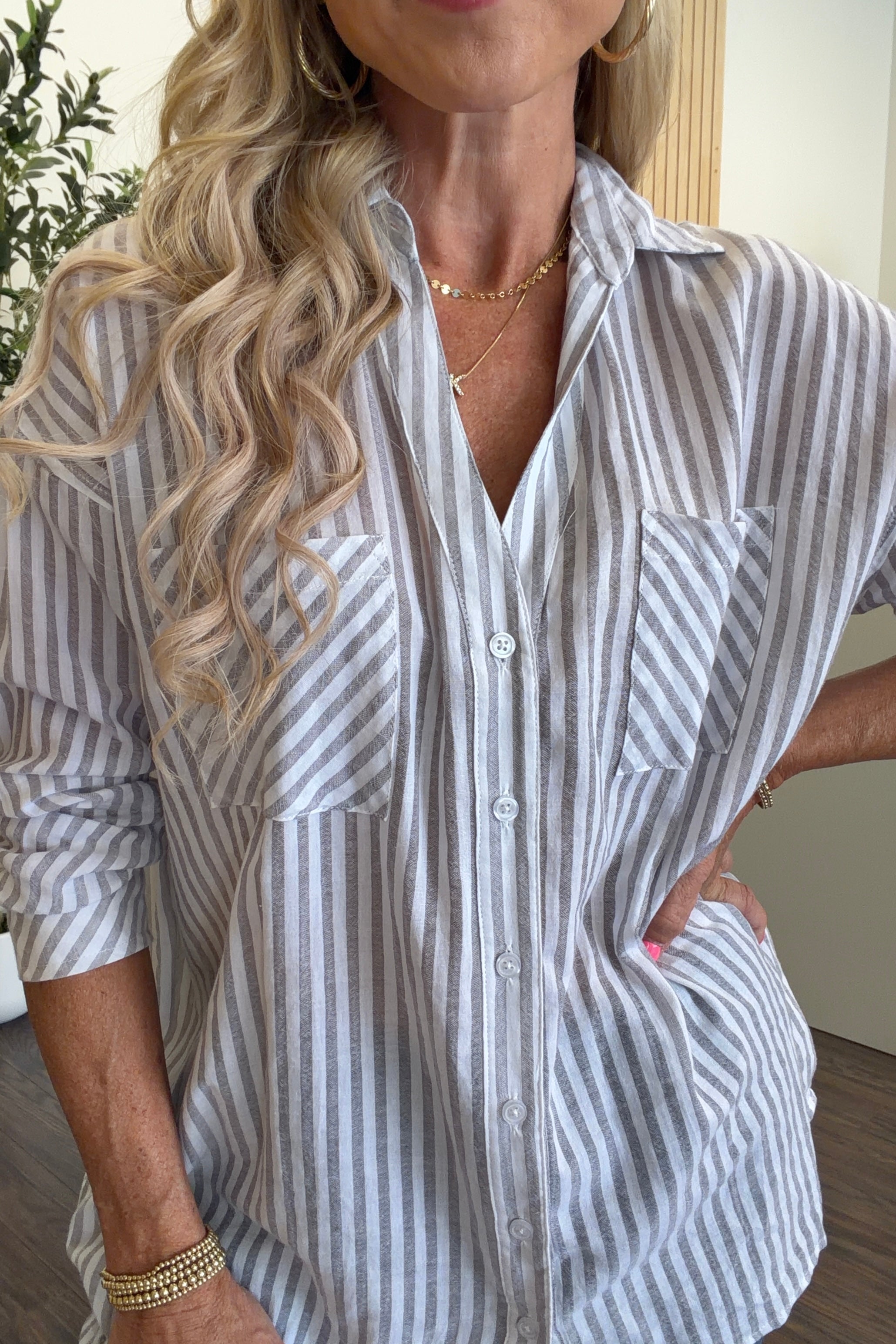 Coastal Cabana Oversized Shirt