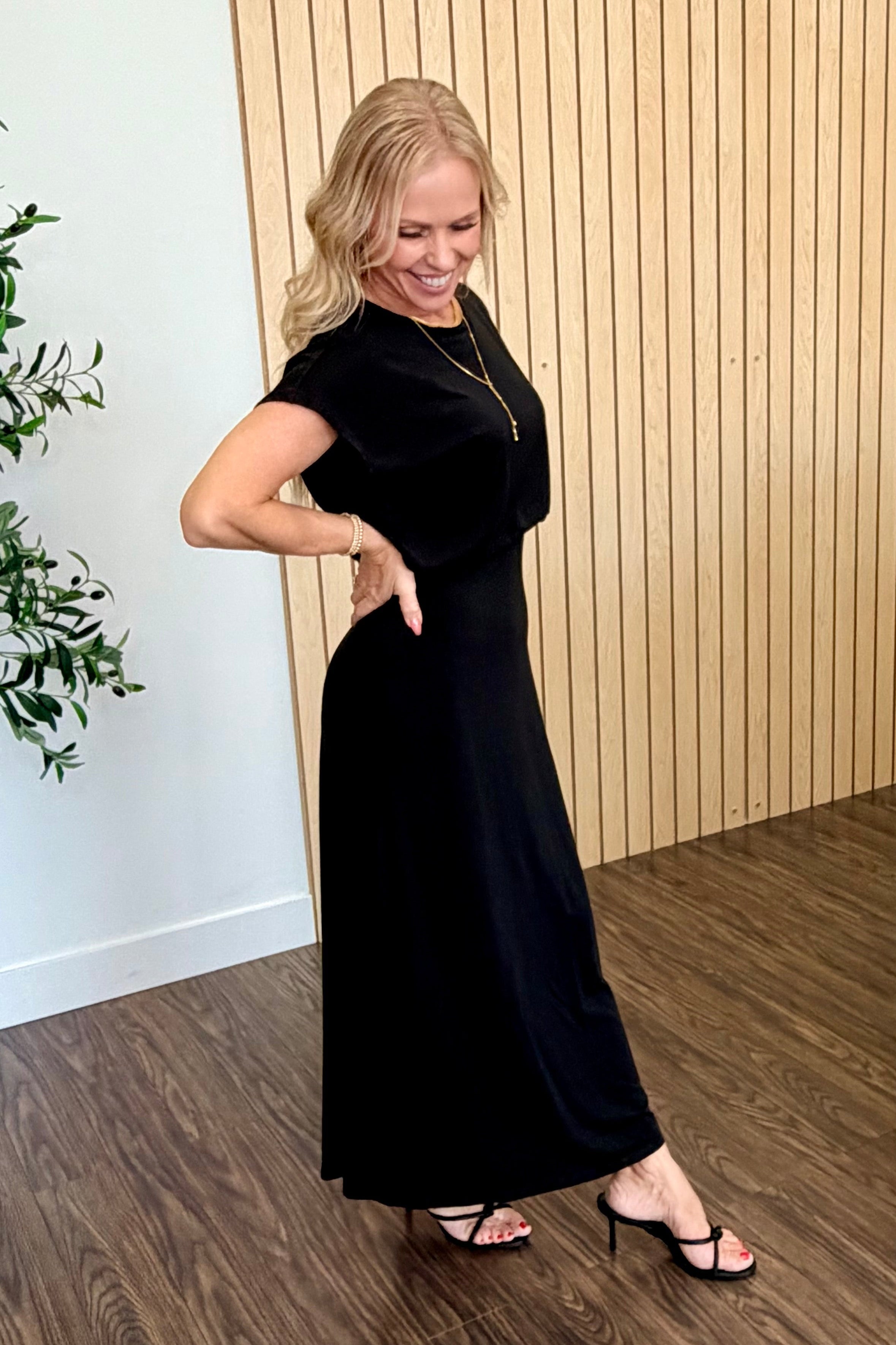 Anika Jersey Midi Dress