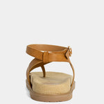 Berry Braided Slide Sandal in Camel