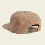 Howler Bros Big HB snapback in Cowhide, back with snapback closure
