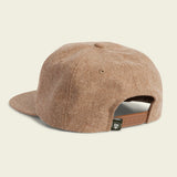 Howler Bros Big HB snapback in Cowhide, back with snapback closure