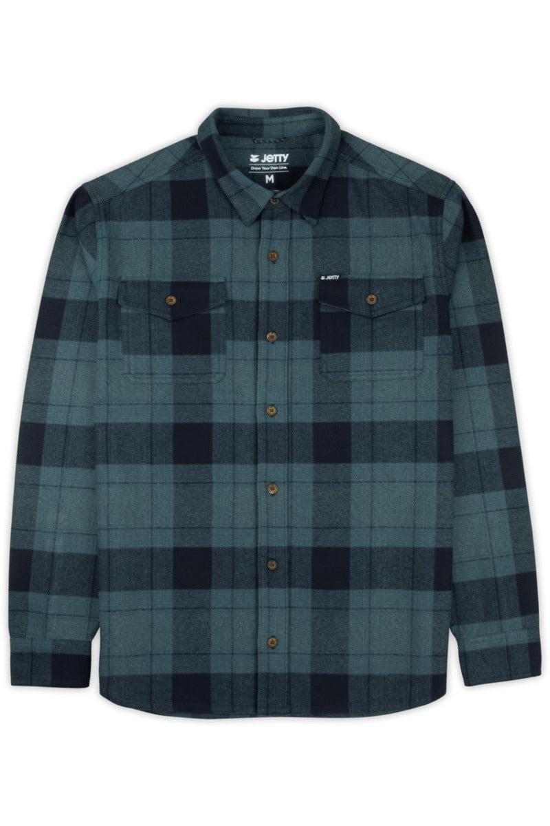 Jetty Breaker Flannel in Atlantic