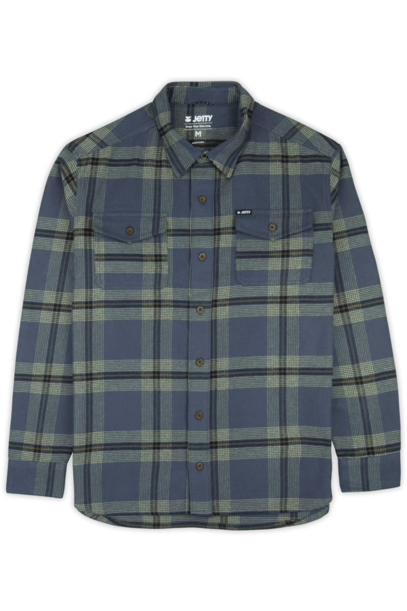 Jetty Breaker Flannel in Indigo