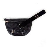 Simply Solid Strap in Black clipped onto a Westlyn Bum Bag