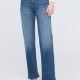 Performance Denim + High Rise Straight