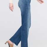 Performance Denim + High Rise Straight