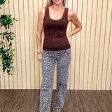 Ella Cheetah Print High Rise Classic Straight