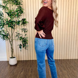 Aspen Boat Neck Dolman Sweater