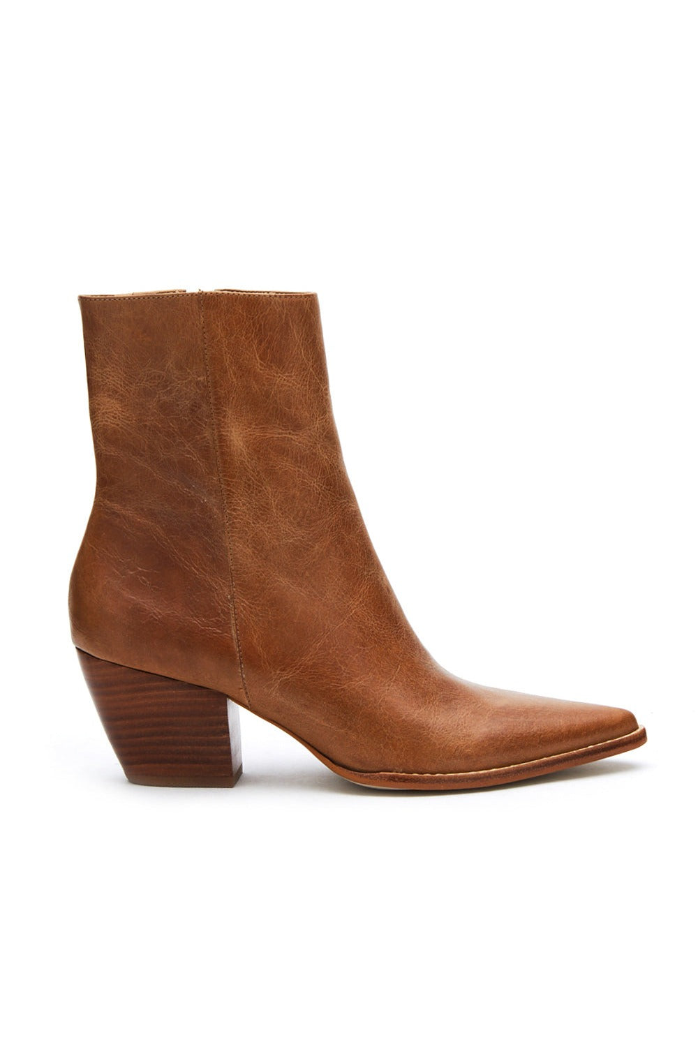 Matisse Caty Ankle Boot in Vintage Tan, side profile