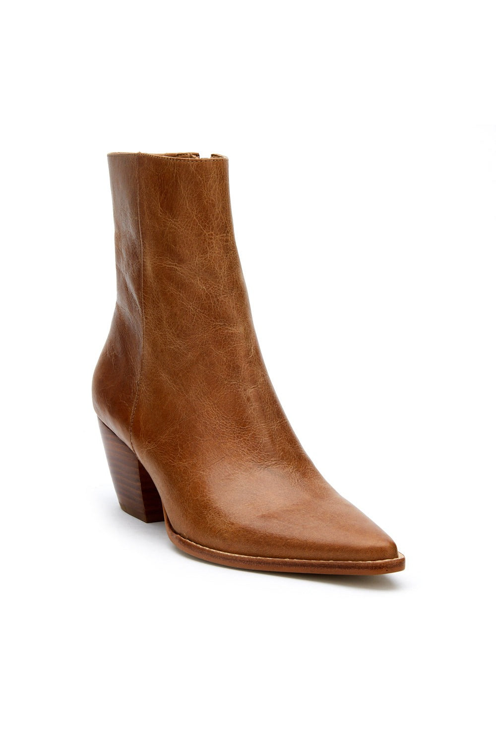 Matisse Caty Ankle Boot in Vintage Tan, angled view