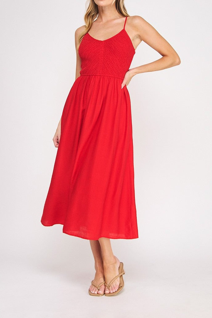 Vivienne Smocked Bodice Maxi Dress