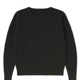 Black women's sweater on white background