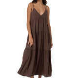 Classic Tiered Midi Dress
