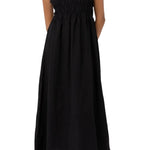 Everyday Classic Shirred Midi Dress - MTT Collective