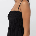 Everyday Classic Shirred Midi Dress - MTT Collective