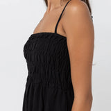 Everyday Classic Shirred Midi Dress - MTT Collective
