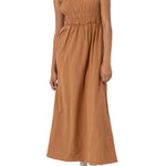 Everyday Classic Shirred Midi Dress - MTT Collective