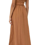 Everyday Classic Shirred Midi Dress - MTT Collective