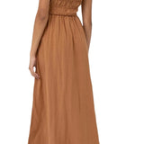 Everyday Classic Shirred Midi Dress - MTT Collective