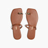 TKEES Colette sandal in Au Naturale, pair from above