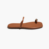 TKEES Colette sandal in Au Naturale, side profile