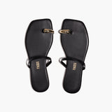 TKEES Colette sandal in Sable, pair from above