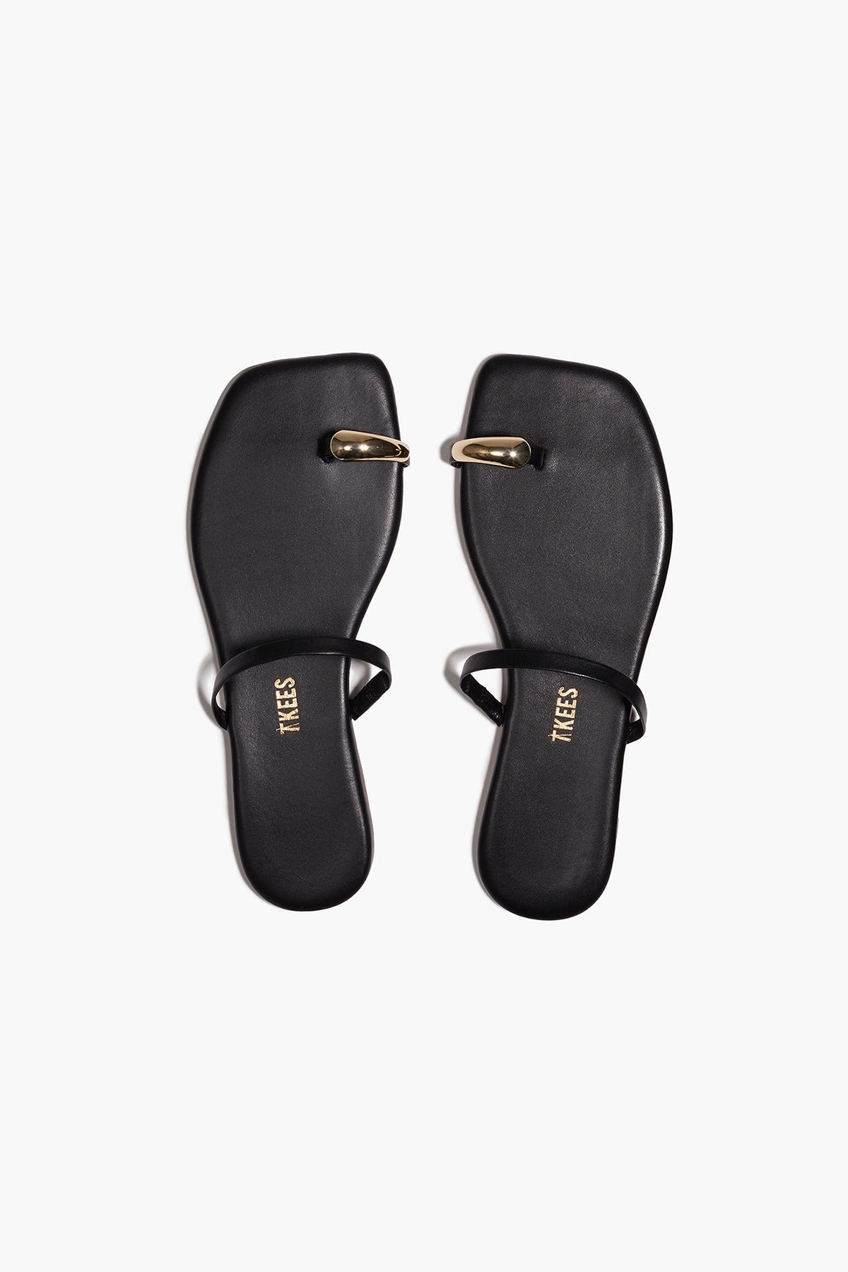 TKEES Colette sandal in Sable, pair from above