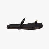TKEES Colette sandal in Sable, side profile